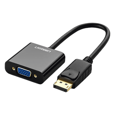 Adaptador DisplayPort a VGA / 1920x1200@60Hz / Chipset ANX9833 / Plug & Play / ABS Negro