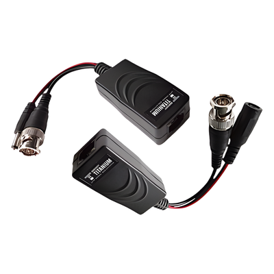 Kit de Transceptores Activos TURBO HD / Conversión 36/24 Vcc a 12 Vcc Regulados / Transmisión 200 m (656.2 ft) / Compatible HD-TVI, HD-CVI, AHD, CVBS / UTP Cat5e/6