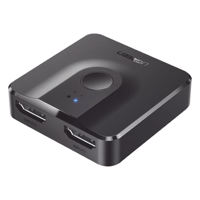 Switch HDMI Bidireccional / 4K 60Hz / HDR / 3D / Dolby Atmos / Metal / Sin Alimentación Externa