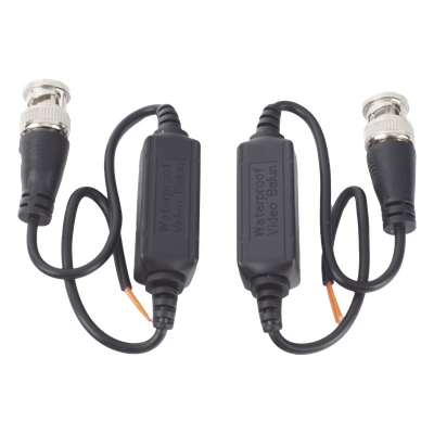 Kit de Transceptores Pasivos / TurboHD 4K / HD-TVI HD-CVI AHD CVBS COAXITRON / Audio por Coaxitron / Blindado RF / 200 m (656 ft)