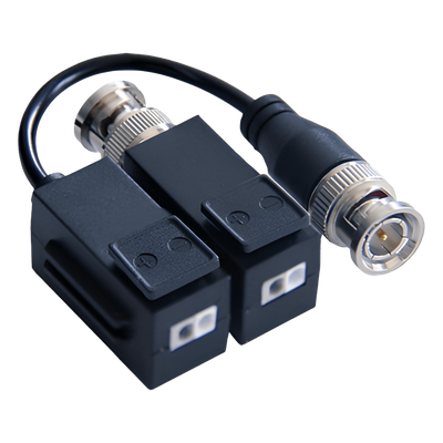 Transceptor de Video Pasivo / Hasta 8 Megapixel / Distancia 400 m (1312.3 ft) / Conector Push / Audio por Coaxitron / Inmunidad de Ruido 60 dB