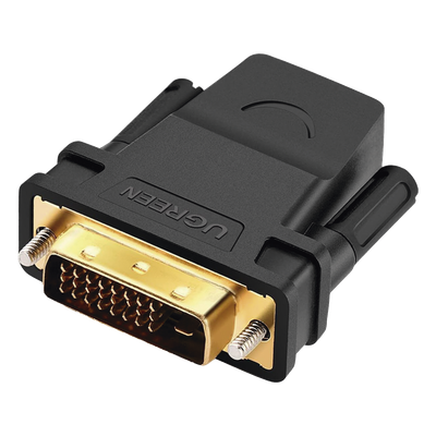 Adaptador DVI Macho a HDMI Hembra / 1080p@60Hz / Conectores Chapados en Oro / 3.28 pies
