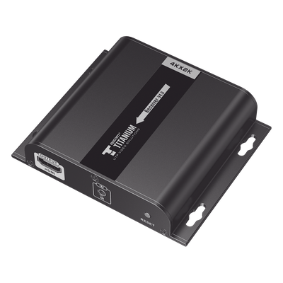 Receptor HDMI Extensor / 4K @ 30Hz / Alcance 120 m (393.7 ft) / Cat 5e/6 / HDbitT / IR / HDCP 1.3 / Switch Gigabit