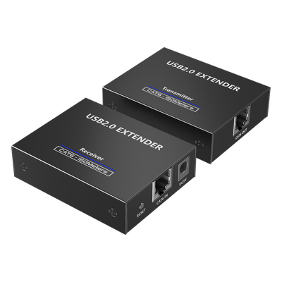 Extensor USB 2.0 / 4 Puertos / Alcance 150 m (492.1 ft) / Cat 5e/6/6a/7 / Conexión en Cascada / Protección contra Sobretensiones