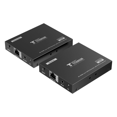 Extensor HDMI / 4K@60 Hz / 70 m (229.7 ft) / Cero Latencia / Sin Compresión / PoC / Audio 3.5 mm / Control IR Bidireccional