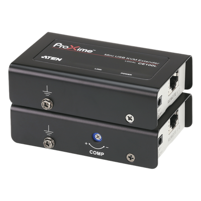 Extensor KVM USB / 1920 x 1200 @ 60 Hz / Hasta 100 m (328 ft) Cat 5e / Protección ESD 8kV/15kV / Ajuste Manual Deskew