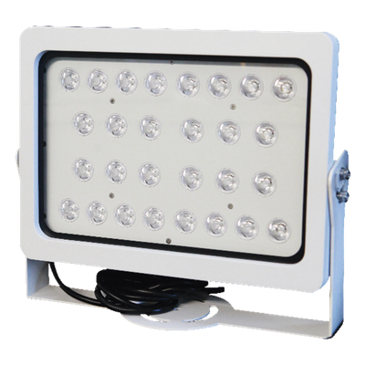 Lámpara LED Estroboscópica / 28 LEDs Alta Eficiencia / 250 lx / Alcance 16 a 25 m (52.5 a 82 ft) / Ángulo 10° / 1 Carril / IP66