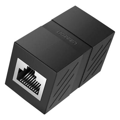 Acoplador RJ45 a RJ45 / 10 Gbps / 600 MHz / Cat7-Cat5e / Blindaje Metálico / 100 m (328 ft)