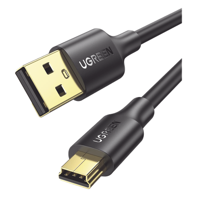Cable USB-A a Mini USB / USB 2.0 / 480 Mbps / 1 m (3.3 ft) / Blindaje Doble / Conectores Dorados