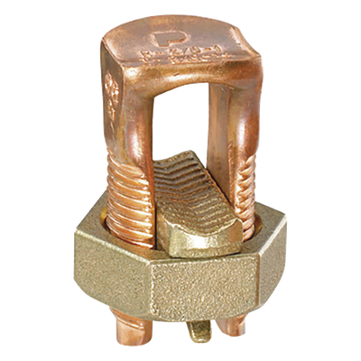 Conector Mecánico de Puesta a Tierra / Cobre / Calibre 8 a 6 AWG / 3 Cables / Cuerpo Extralargo