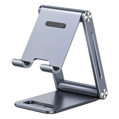 Soporte para Teléfono Celular / Aluminio / Ajustable / Plegable / 4.7'' a 7.9'' / Antideslizante
