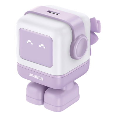 Cargador de Pared / 30W / USB-C PD3.0 PPS / GaN / Pantalla LED Interactiva / Material Ignífugo UL94-V0