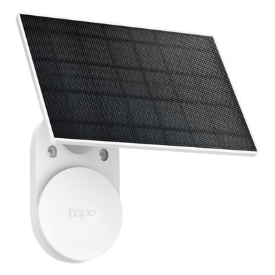 Panel Solar para Cámaras de Seguridad / 2.5 W / 5.2 V / IP65 / Cable 4 m (13.1 ft) / Conexión Tipo-C + Micro USB / Montaje Ajustable