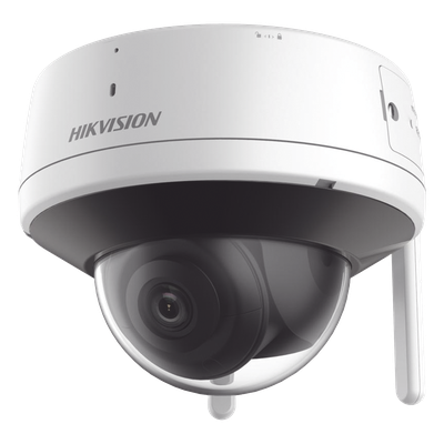 Domo IP / 4 Megapixel / Lente 2.8 mm / IR 30 m (98.4 ft) / Wi-Fi / IP66 / AcuSense Lite / Micrófono y Bocina / H.265+