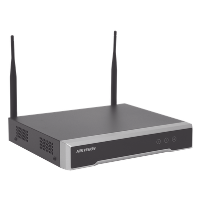 NVR IP / 4 Canales / 4 Megapixel / 1 Bahía HDD hasta 6 TB / Wi-Fi MIMO 2.4 GHz / Full HD