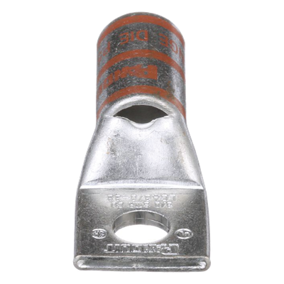 Zapata de Compresión / Calibre 3/0 AWG / Orificio 3/8" (9.5 mm) / Estañado / Mirilla de Inspección