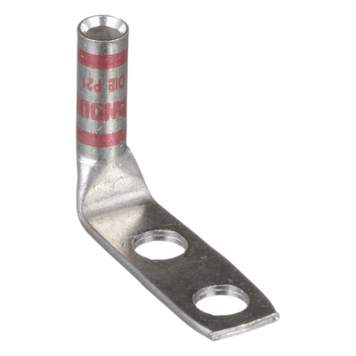 Zapata de Compresión / 90° / Calibre 8 AWG / Barreno 1/4" / Espaciado 0.63" / Cobre