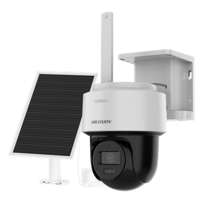 Kit Solar IP PT / 4 Megapixel / AOV 24/7 / 4G LTE / Dual Light 30 m (98.4 ft) / Panel Solar 8W + Batería 9000 mAh / IP66