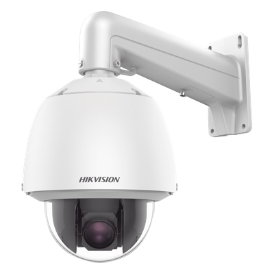 PTZ IP / 4 Megapixel / 25X Zoom Óptico / Smart IR 150 m (492.1 ft) / IP66 / IK10 / PoE+ / AI-ISP / Audio y Alarmas I/O