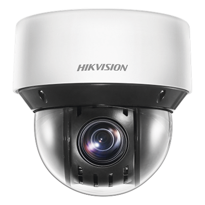 Mini Domo IP PTZ / 4 Megapixel / Zoom Óptico 25x / IR Inteligente 50 m (164 ft) / WDR 120 dB / Autoseguimiento / PoE+ / IP66