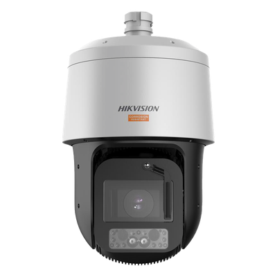 PTZ IP / 4 Megapixel / 42X Zoom / Dual Light 500 m IR / 100 m Luz Blanca / Polímero Anticorrosivo C5 / Auto-Seguimiento / DARKFIGHTER / EIS / IP67 NEMA 4X / 1640 ft IR / 328 ft Luz Blanca