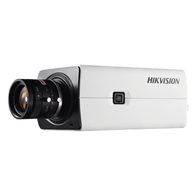 Cámara Box IP / 2 MP / Ultra Baja Iluminación 0.005 lux / WDR 120 dB / PoE 802.3af / 12 Vcc / Micro SD 128 GB
