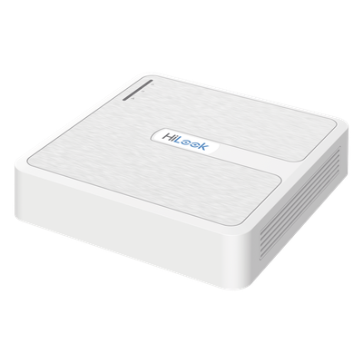 NVR IP / 4 Canales / 4 Puertos PoE+ / 40 Mbps Entrada / H.265+ / Full HD 1080p / 1 Bahía HDD 6 TB
