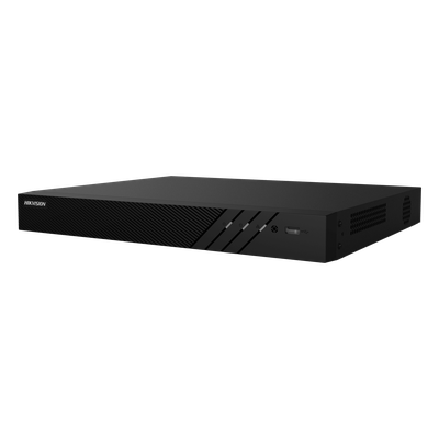 NVR IP / 16 Canales / 8 Megapixel (4K) / 16 Puertos PoE+ / 2 Bahías HDD / Salida HDMI 4K / PoE Extendido 300 m (984.3 ft)