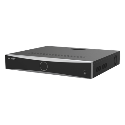 NVR IP / 32 Canales / 12 Megapixel (4K) / AcuSense / Reconocimiento Facial / 4 Bahías HDD / Salida HDMI 4K