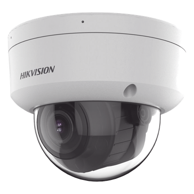 Domo IP / 2 Megapixel / Lente Motorizado 2.8-12 mm / Dual Light 40 m (131.2 ft) / AcuSense / WDR 120 dB / PoE / IK10 / IP67