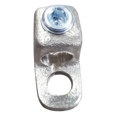 Conector Bornes a Cable / Bronce 100% / Borne 3/8 in / Cable 4-2/0 AWG / Sin Soldadura Exotérmica / 0.66x1.31x0.66 ft