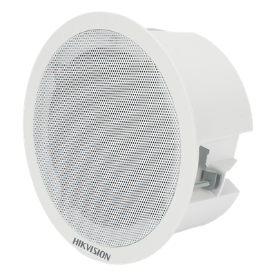 Altavoz Secundario de Plafón / 3 Watts / 8 Ohms / Cobertura Cónica 130° / Sin Alimentación Externa / Hasta 3 Unidades / Compatible 70V/100V