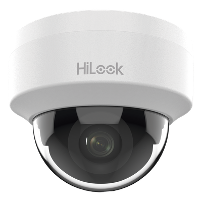 Domo IP / 2 MP 1080p / Lente 2.8 mm 101° / IR 20 m (65.6 ft) / PoE 802.3af / dWDR / H.265+ / Interior