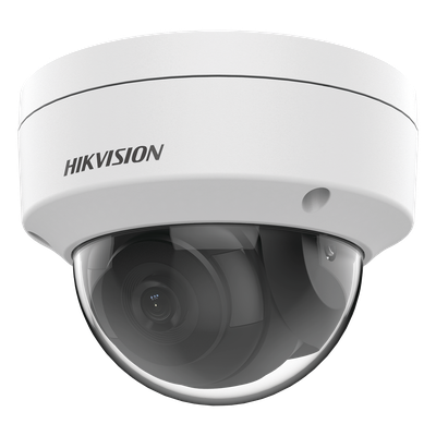 Domo IP / 4 MP / Lente 2.8 mm / IR 30 m (98 ft) / WDR 120 dB / IP67 / PoE / H.265+