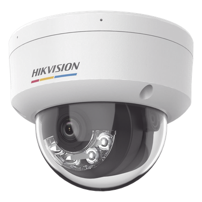 Domo IP / 6 Megapixel / Dual Light 30 m (98.4 ft) / ColorVu 0.001 Lux / AcuSense Lite / IP67 / IK08 / PoE / Micro SD 512 GB