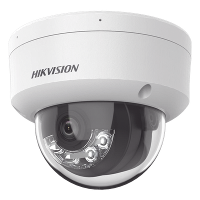 Cámara Domo IP / 6 Megapixel / Dual Light 30 m (98.4 ft) / Lente 2.8 mm / 105° / AcuSense / IP67 / IK10 / WDR 120 dB / PoE