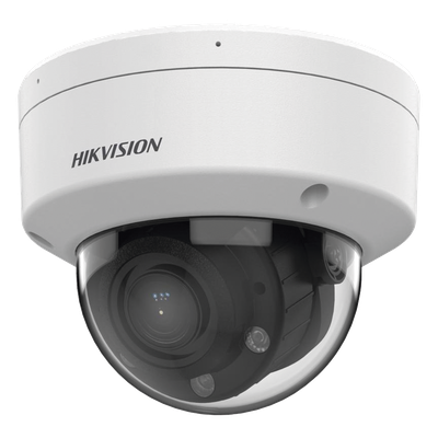 Cámara Domo IP / 4 Megapixel / Lente Motorizado 2.8-12 mm / Dual Light 30 m (98.4 ft) / WDR 120 dB / IP67 / IK08 / PoE