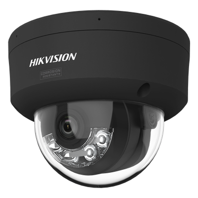 Domo IP / 4 Megapixel / Lente 2.8 mm / 98.4 ft IR + Luz Blanca / 2 Micrófonos / IP67 / WDR 130 dB / AcuSense 3.0 / Metal / NEMA 4X / AcuSeek