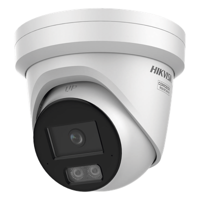 Turret IP / 8 Megapixel / Lente 2.8 mm / 30 m IR + Luz Blanca / 98 ft / IP67 NEMA 4X / WDR 130 dB / AcuSense 3.0 / AcuSeek / Metal