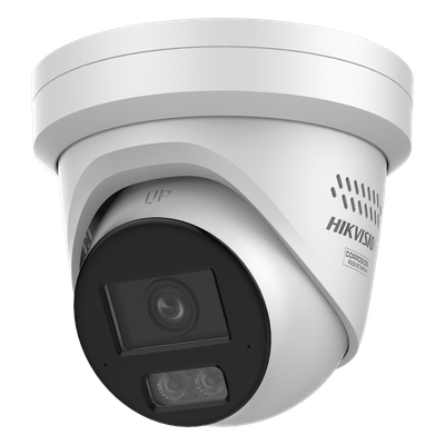 Turret IP / 8 MP / Lente 2.8 mm / 30 m IR + 98 ft Luz Blanca / Audio 2 Vías / IP67 NEMA 4X / WDR 130 dB / AcuSense 3.0