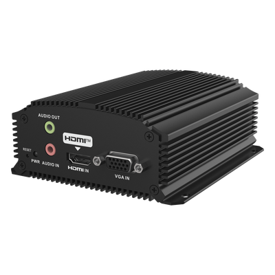 Codificador de Vídeo IP / 4K / H.265 / Entrada HDMI y VGA / Audio / RS-485 / Micro SD 128 GB