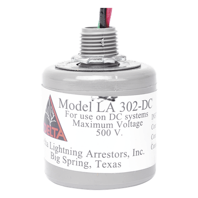 Protector de Descargas Atmosféricas / Sistemas Fotovoltaicos / 0-500 Vcc / Tiempo de Respuesta 5 ns / Instalación Externa