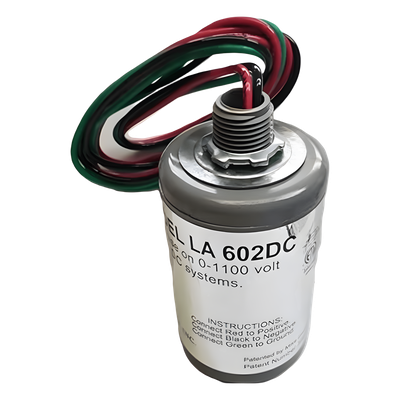 Protector de Descargas Atmosféricas / Sistemas Fotovoltaicos DC / 0-1100 Vcc / Tiempo de Respuesta 5 ns / Varistor de Óxido de Silicio / Instalación Externa