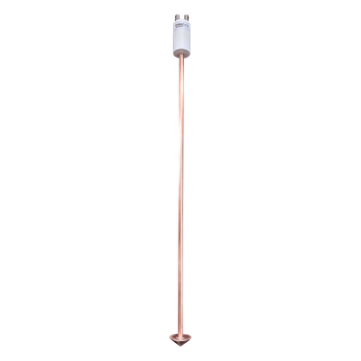 Electrodo de Puesta a Tierra / 20A / Cobre Electrolítico / Filtro Equipotencial Autoconectable / Compuesto 6 kg / 114 cm (3.74 ft)