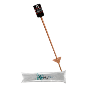 Electrodo de Tierra Física / 15 A / Filtro LCR 12.5 cm / Altura 97 cm / Compuesto H2OHM / Diseño Modular Electrodo de Tierra Física / 15 A / Filtro LCR 12.5 cm / Altura 97 cm / Compuesto H2OHM / Diseño Modular