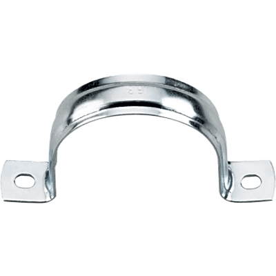 Abrazadera Omega / Acero Galvanizado / Conduit 1 1/2" (38 mm) / Certificación UL / Dos Orificios / -40°C a +120°C