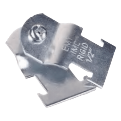 Abrazadera Unicanal / 1 1/4" (32 mm) / Galvanizada / Espesor 1.5 mm / Diámetro Exterior 42.1 mm