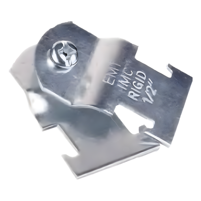 Abrazadera Unicanal / 2" (51 mm) / Diámetro Tubo 60.3 mm / Espesor 1.5 mm / Galvanizado / Tornillo 1/4"