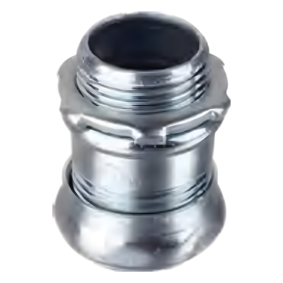 Conector de Compresión / Acero Galvanizado / 1/2" (13 mm) / Pared Delgada / UL Listed