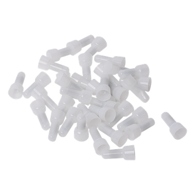 Terminales Tipo Campana / 250 Piezas / Calibre 14-22 AWG / Aislamiento PVC / Empalme Final